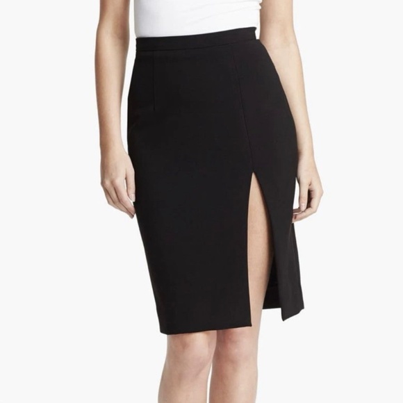 NWT! L’Agence Front Slit Skirt Size 4 Brand New, Needs Dry Cleaning - Picture 1 of 12
